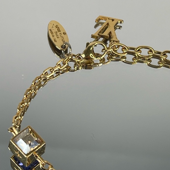 Louis Vuitton Gamble Bracelet Cube Gold Tone Bracelet - Picture 5 of 9